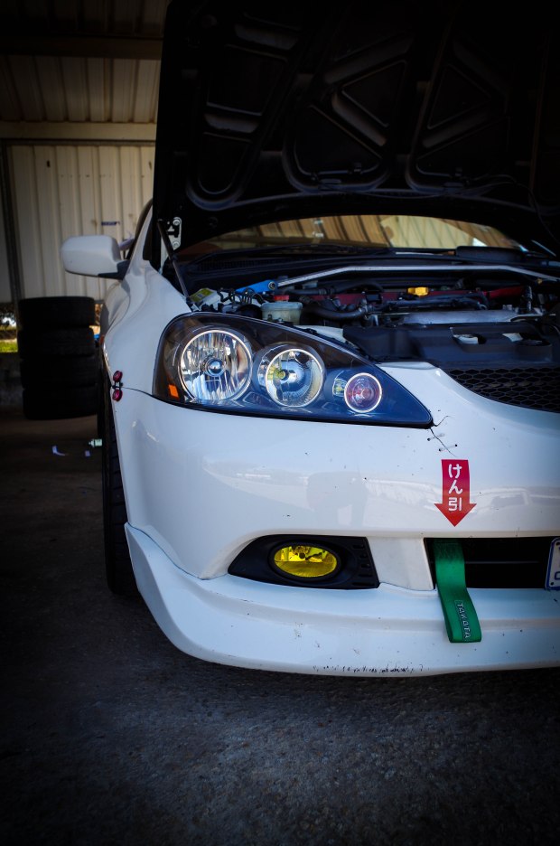 Very neat track set up on this DC5 Integra